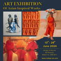 Asian inspired Art Exhibition 2024 Featuring artists Lincoln Seligman, Diana Neale, Jazzy Westinghouse, Sue Wales