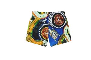 Vibrant Swim Trunks, Artistic Swimwear, Beach Shorts, Summer Essential, Pool Party Gear, Vacation Must-Have