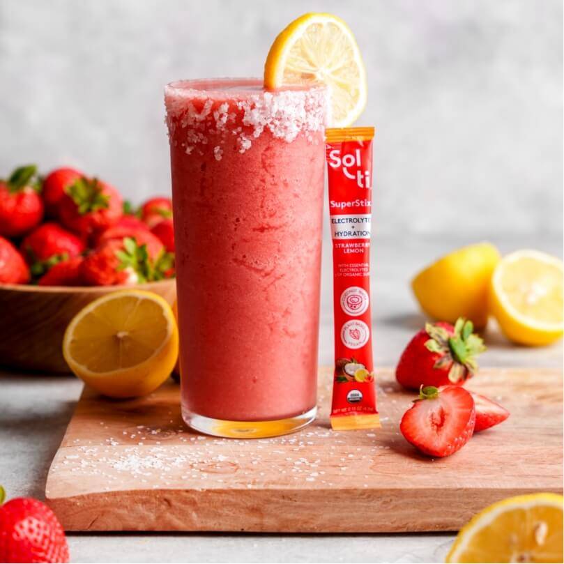 Frozen Strawberry Lemonade - Strawberry Lemon SuperStix 