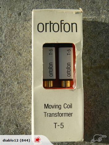 ORTOFON T-5 STEP UP TRANSFORMERS -   FOR A MOVING COIL ...
