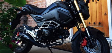 2018 HONDA GROM motorcycle for rent near Fort Worth, TX