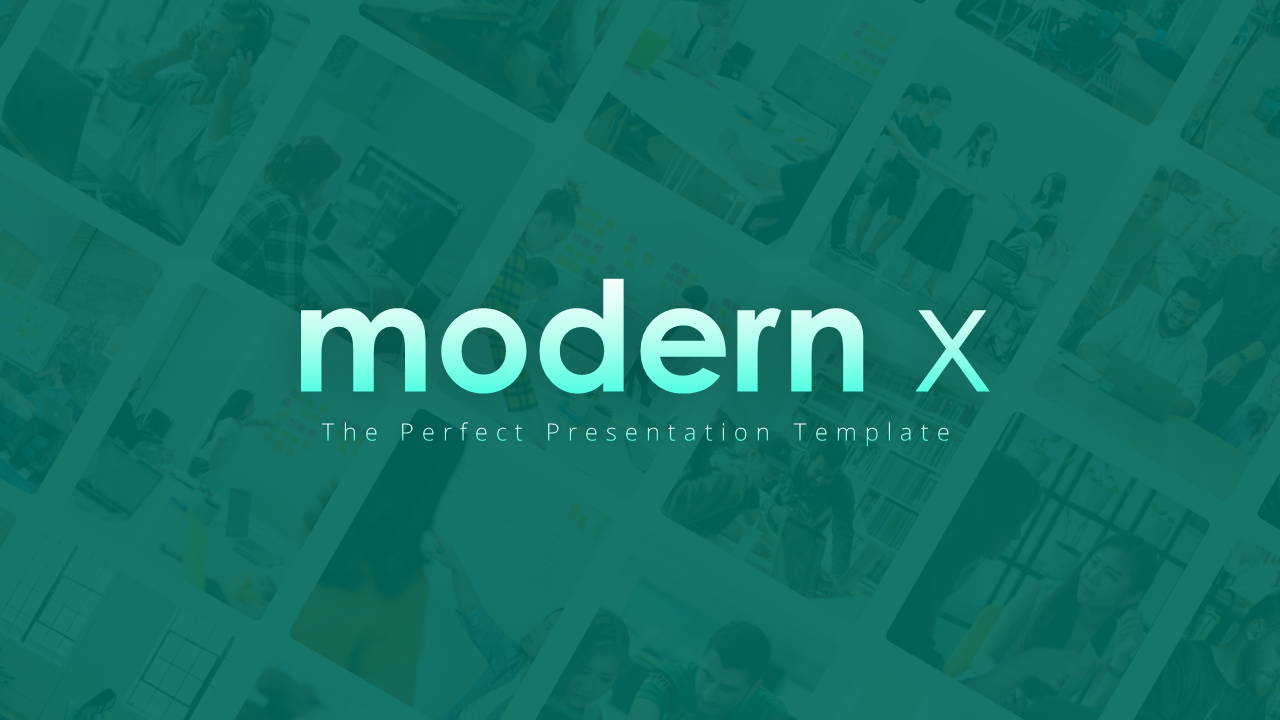 Modern X Presentation Business Consultation Template