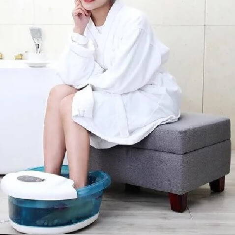 Spa pour Pieds, Bain Pieds Chauffant et Massant, Bain de Pieds Maison Bulles