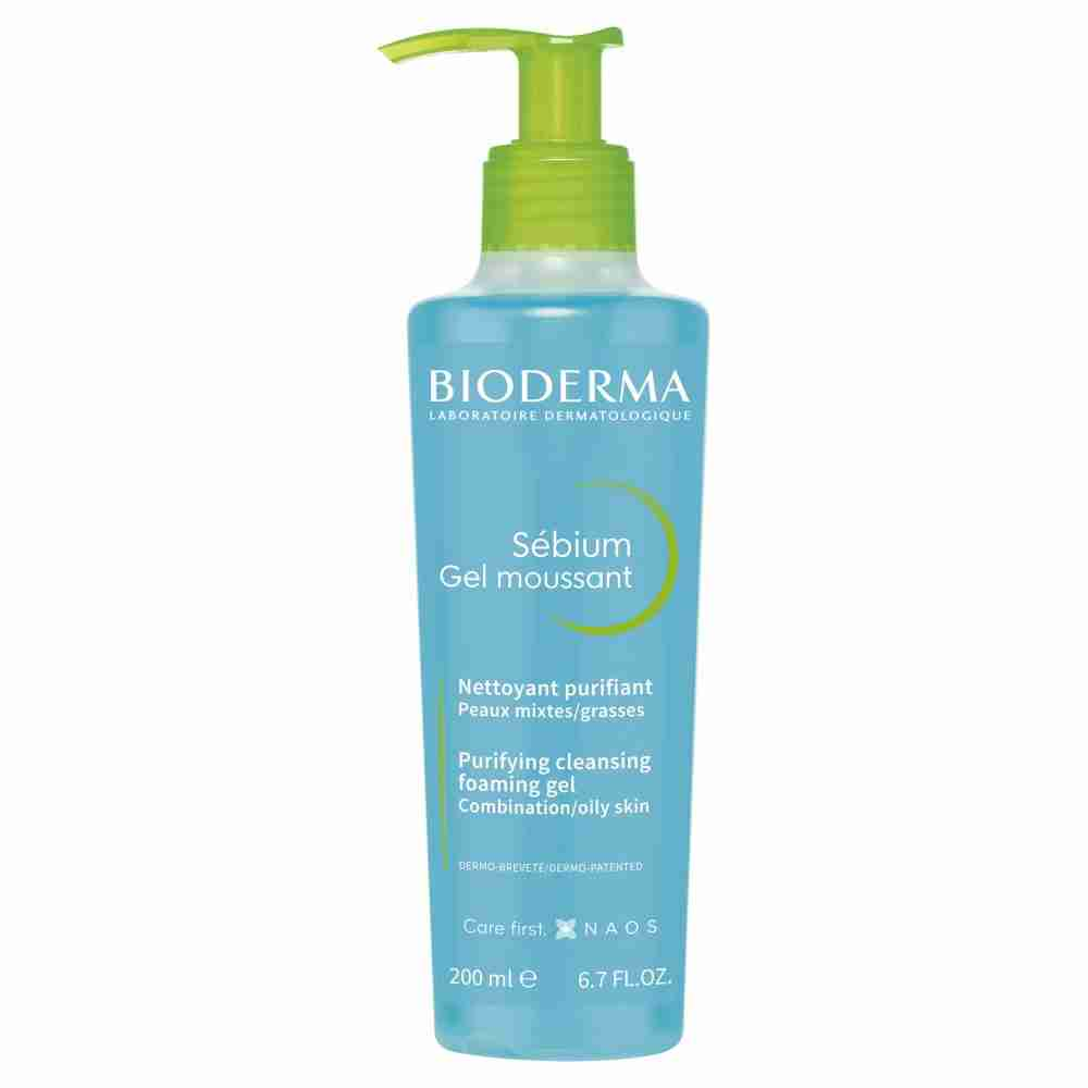 Bioderma Sébium Gel Moussant Purifying Foaming Gel Cleanser - 200ml - Image 2