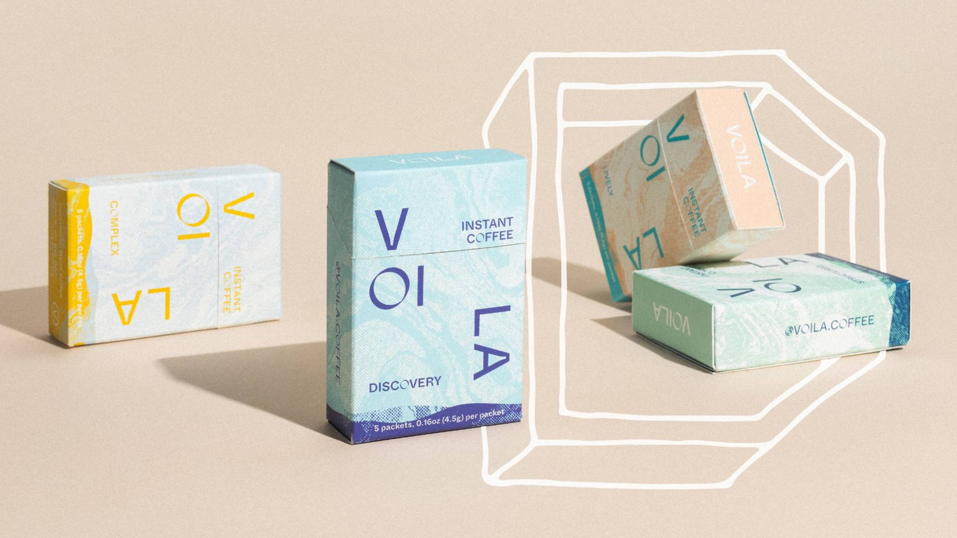 Featured image for Voilà’s Vision For Instant Coffee Is Clear With Redesign