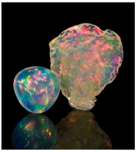 Opal color yves lemay jewelry