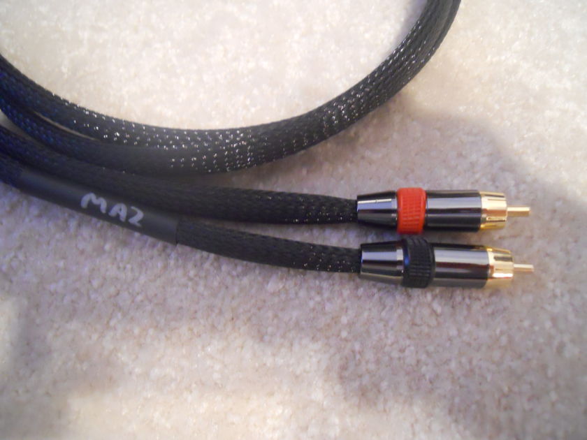 Morrow  MA2 and MA1 RCA 1 meter interconnects