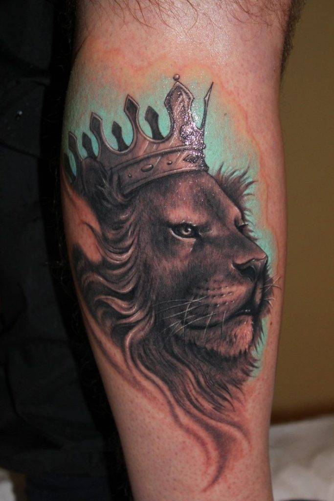 Tataouage Lion Couronne