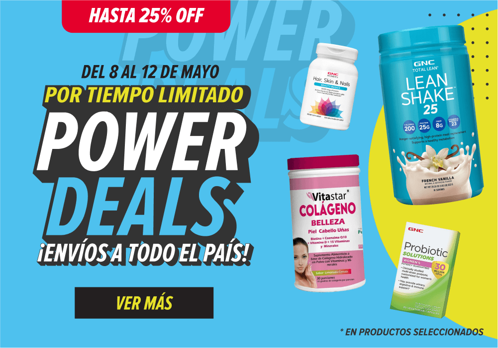 Power Deals Mayo 2025 GNC
