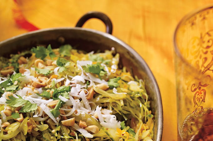 Sauté de chou au gingembre