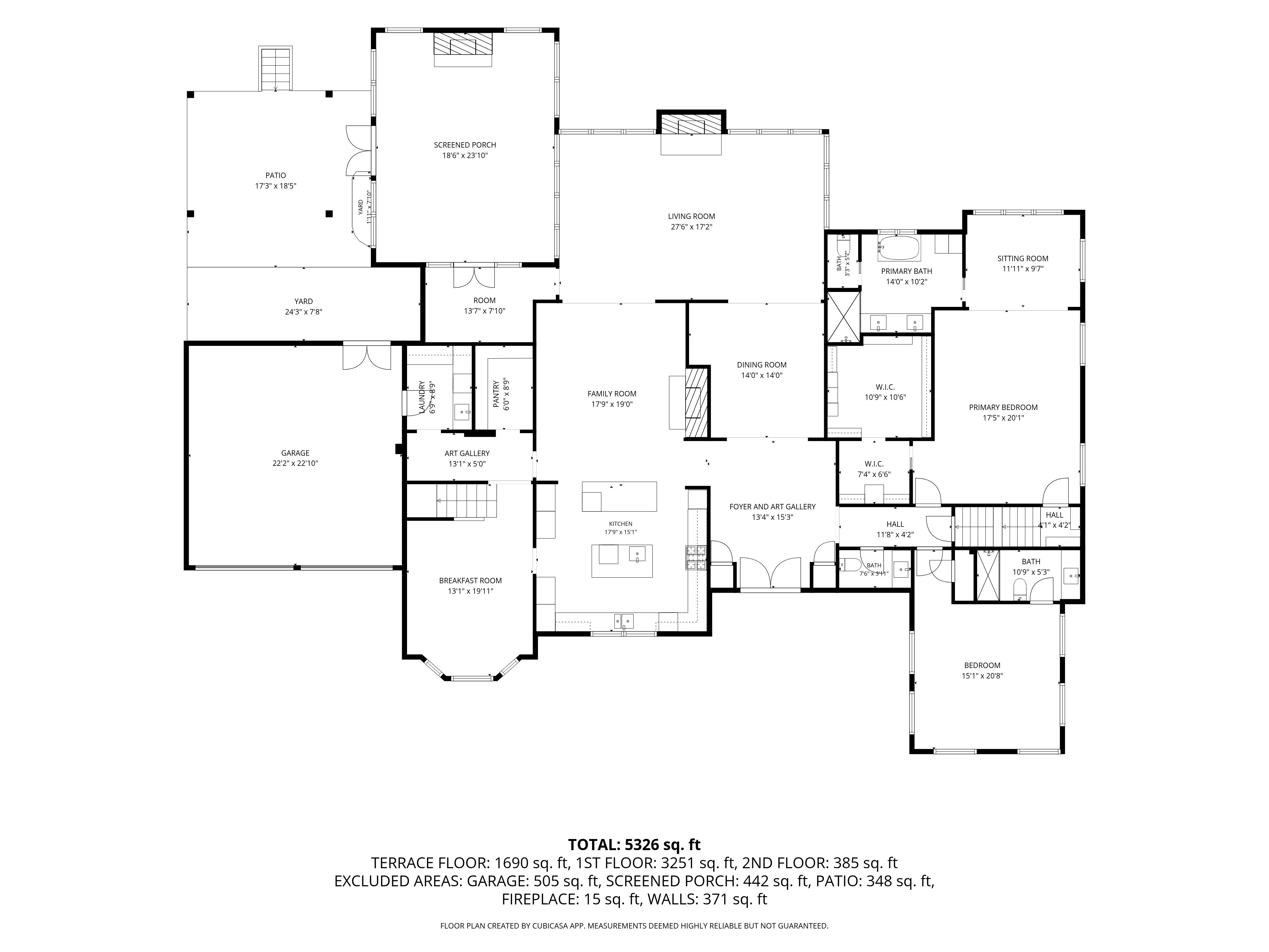 Main Level Floor Plan