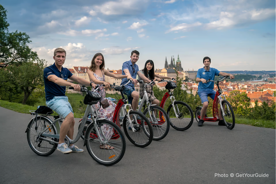 Prague: E-Bike or E-Scooter Tour with A Local Guide - photo 1