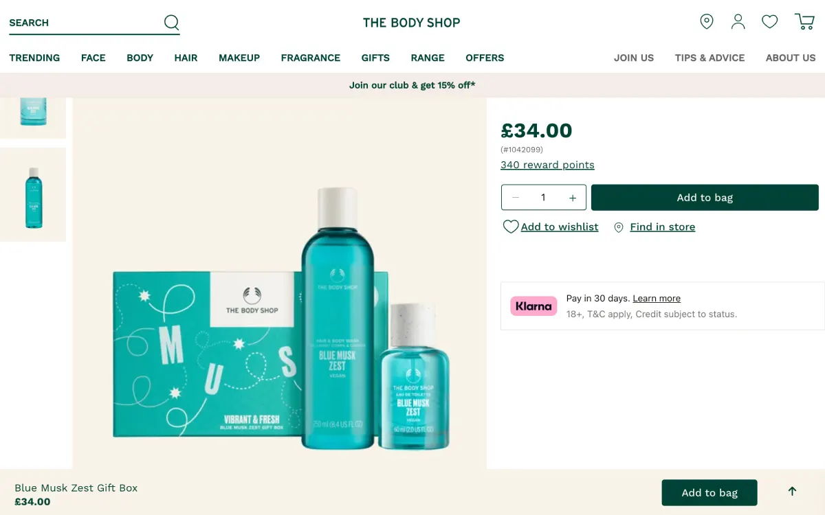 the body shop product bundle