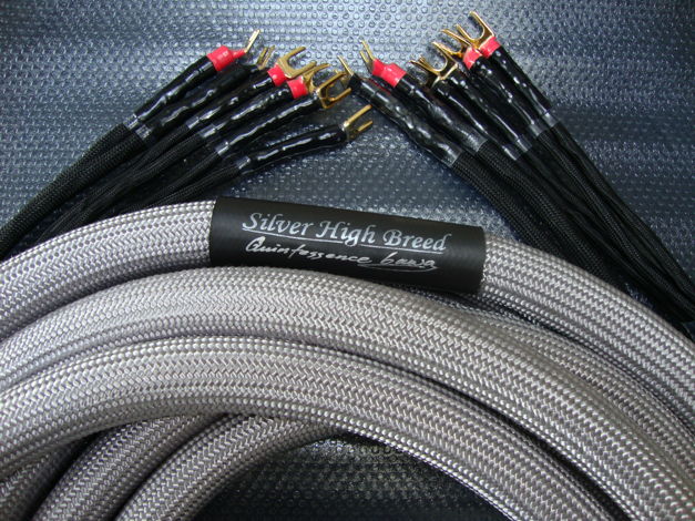 SILVER HIGH BREED Quintessence 6AWG Speaker Cables - 2m...