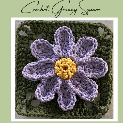 Häkel-E-Book „Granny Squares“ mit Blumenmustern: 20 wunderschöne Blumenmuster + Bonus-Quadrat