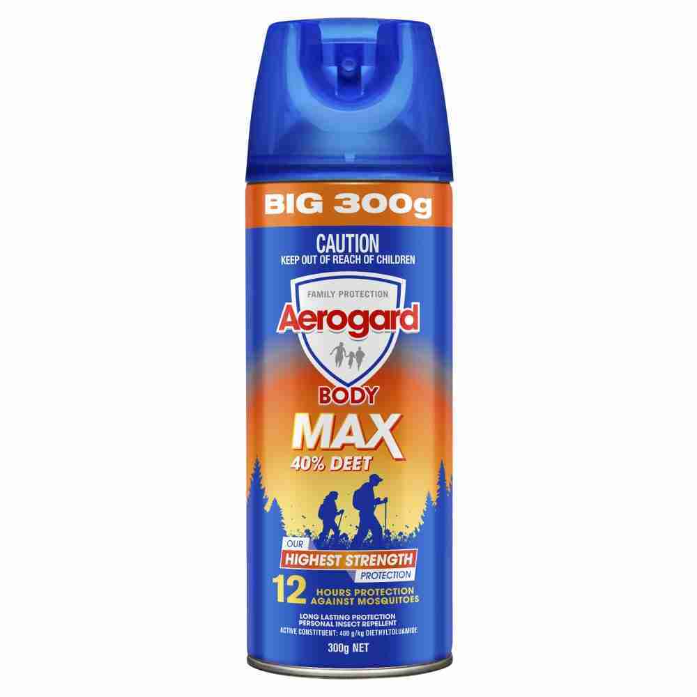 Aerogard Heavy Duty 40% Deet Insect Repellent Aerosol Spray 300G