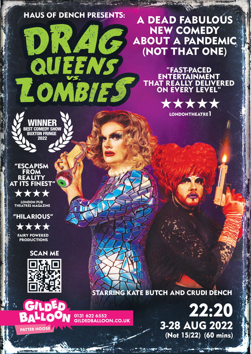 The poster for Drag Queens vs Zombies