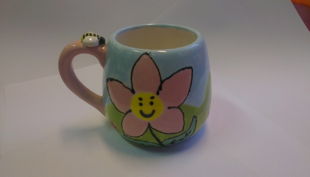 mal werk kindergeburtstag blume keramik tasse