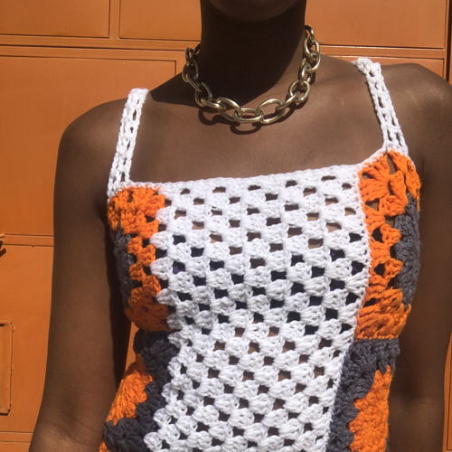 HoneyComb Granny Square Dress Pattern