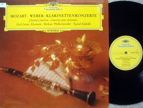 DG / LEISTER-KUBELIK, - Mozart-Weber Clarinet Concertos...