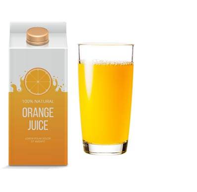 Trulean's Wellness Shot has less sugar then an 8 oz glass of orange juice