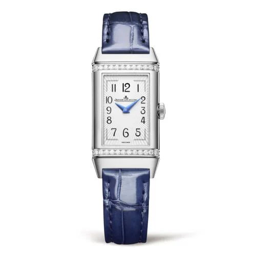 Reverso One Duetto Stainless Steel / Silver / Alligator