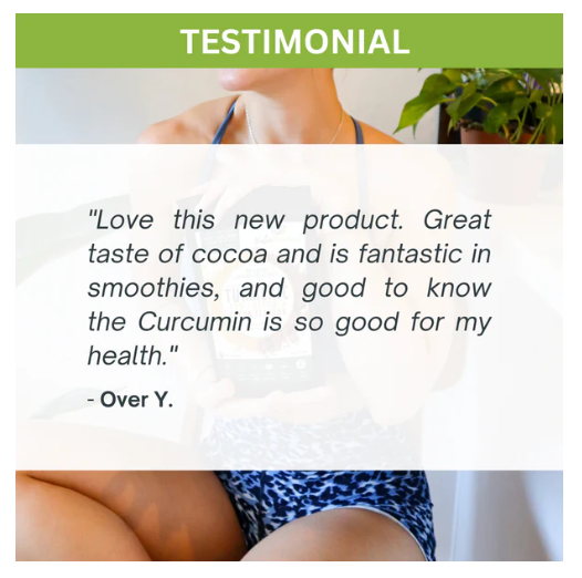 Turmeric 95% Curcumin Extract w/ Cocoa Flavour - Image 5