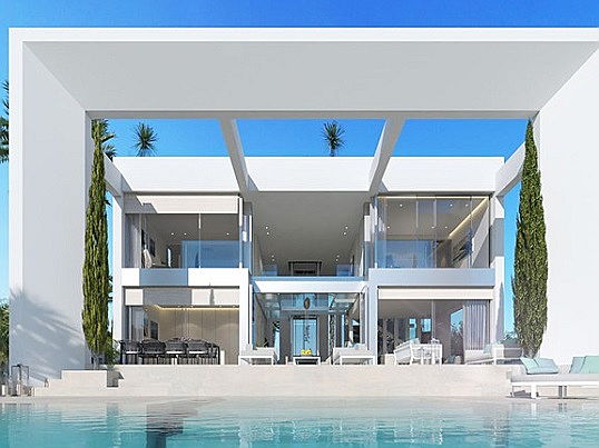  Balearen
- Neubau-Villa zum Kauf in Bestlage von Santa Ponsa mit atemberaubendem Meerblick, Mallorca