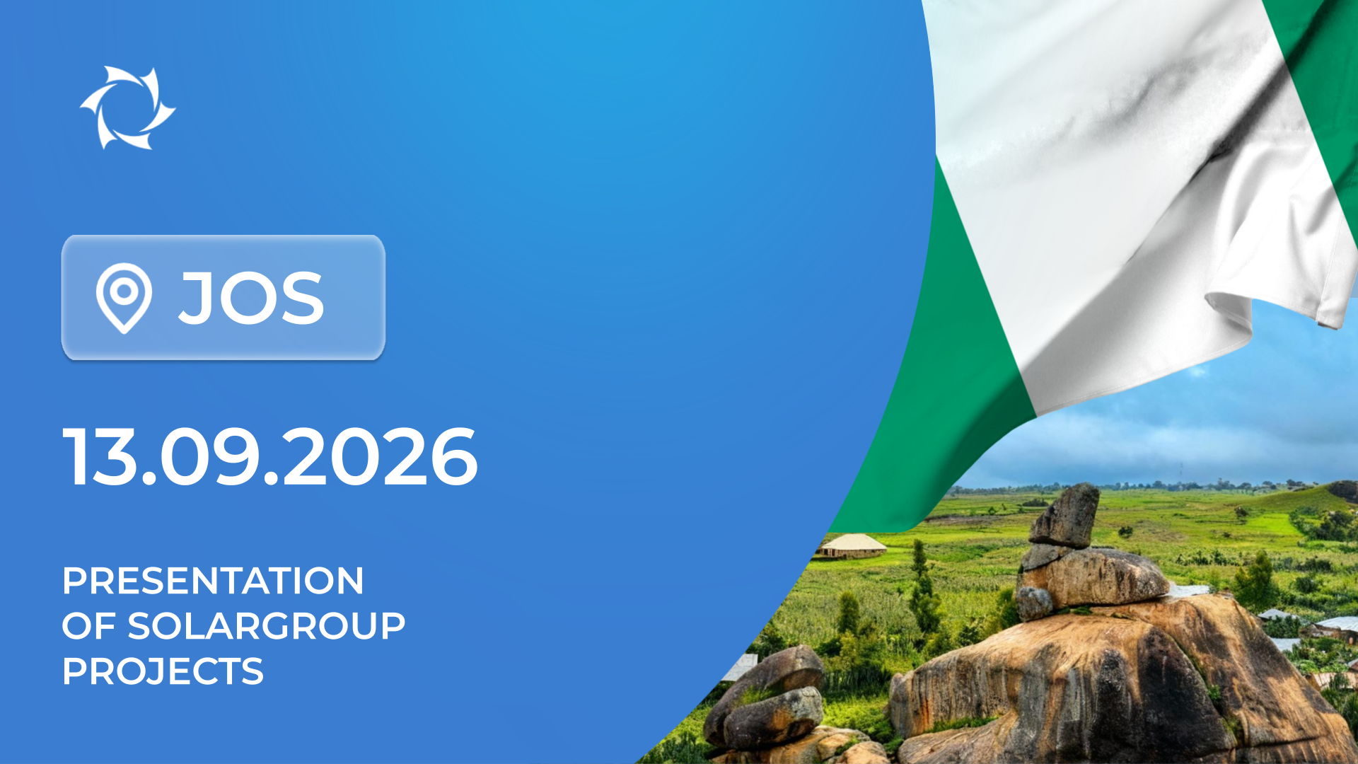 Presentation of SOLARGROUP innovative projects in Nigeria (Jos)