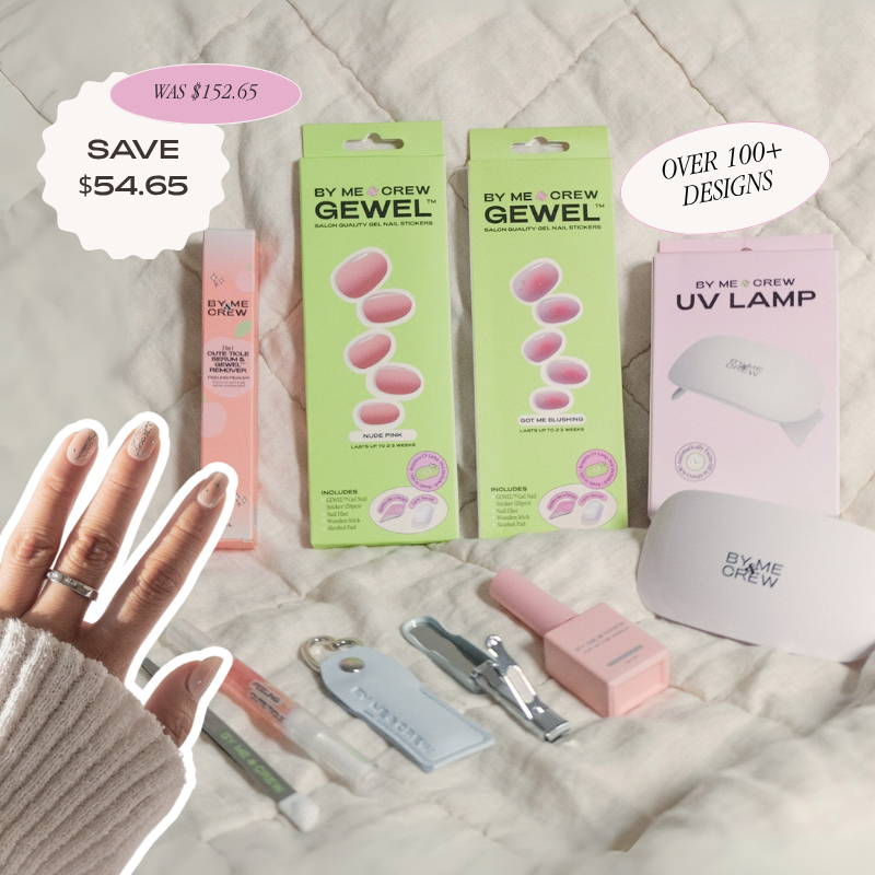 By Me and Crew | Gel Nail Stickers | Gel Nail Wraps