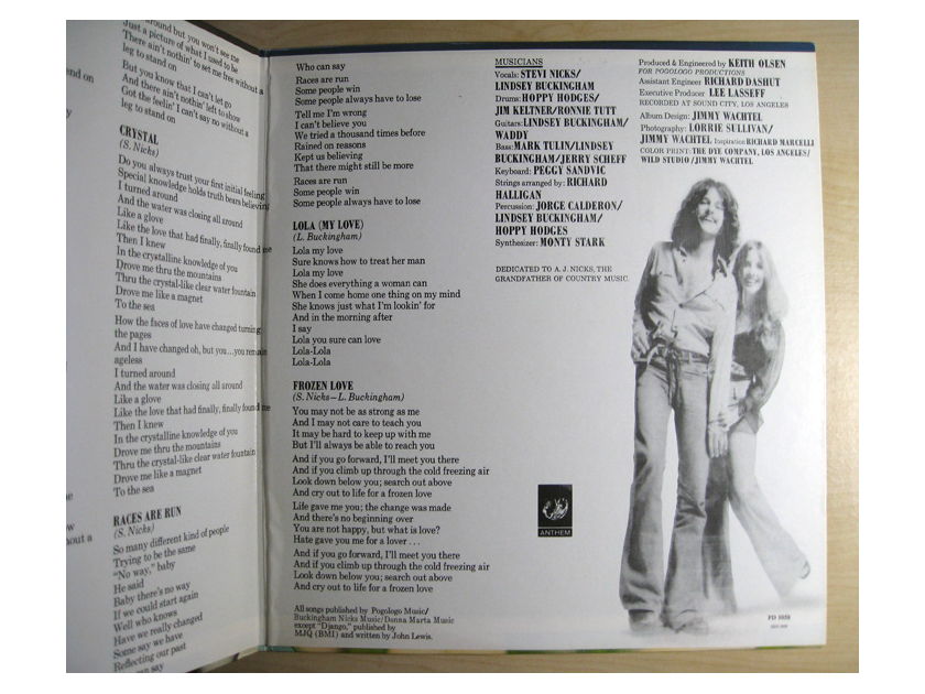 Buckingham Nicks  - Buckingham Nicks - Sterling RL Mastered - 1973 Original Polydor PD-5058