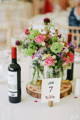 décor mariage bouteille de vin