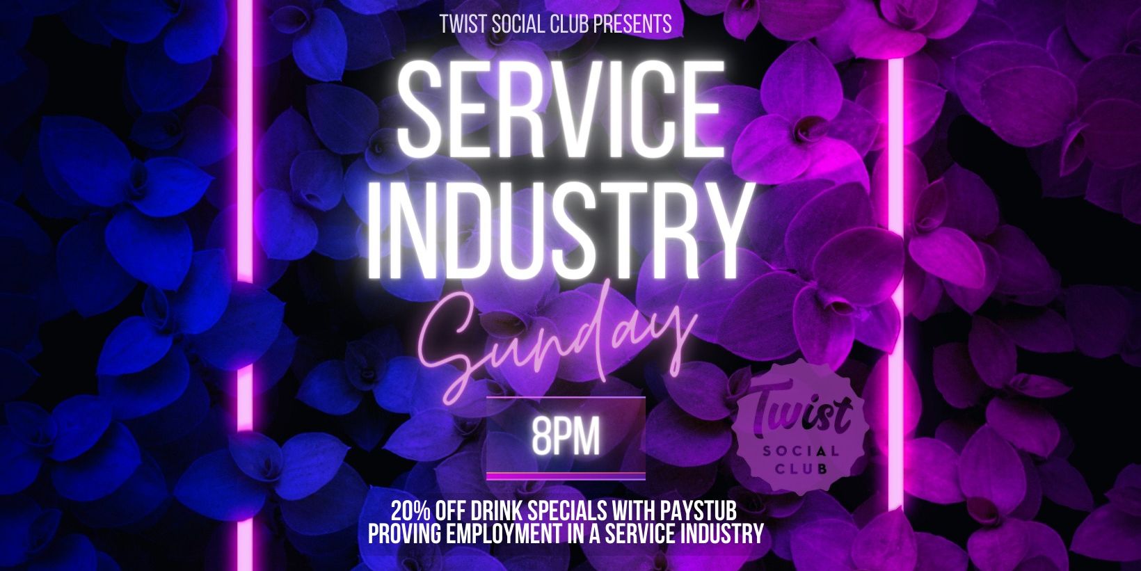 Service Industry Night promotional image