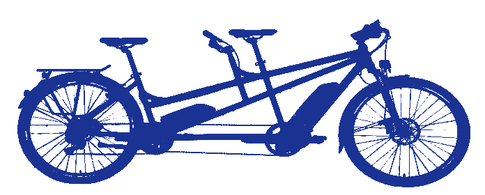 Tandem bike symbol