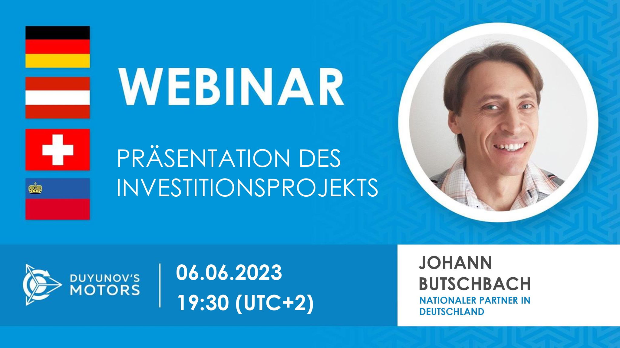 Deutschland. Präsentation des Investitionsprojekts "Duyunov-Motoren"