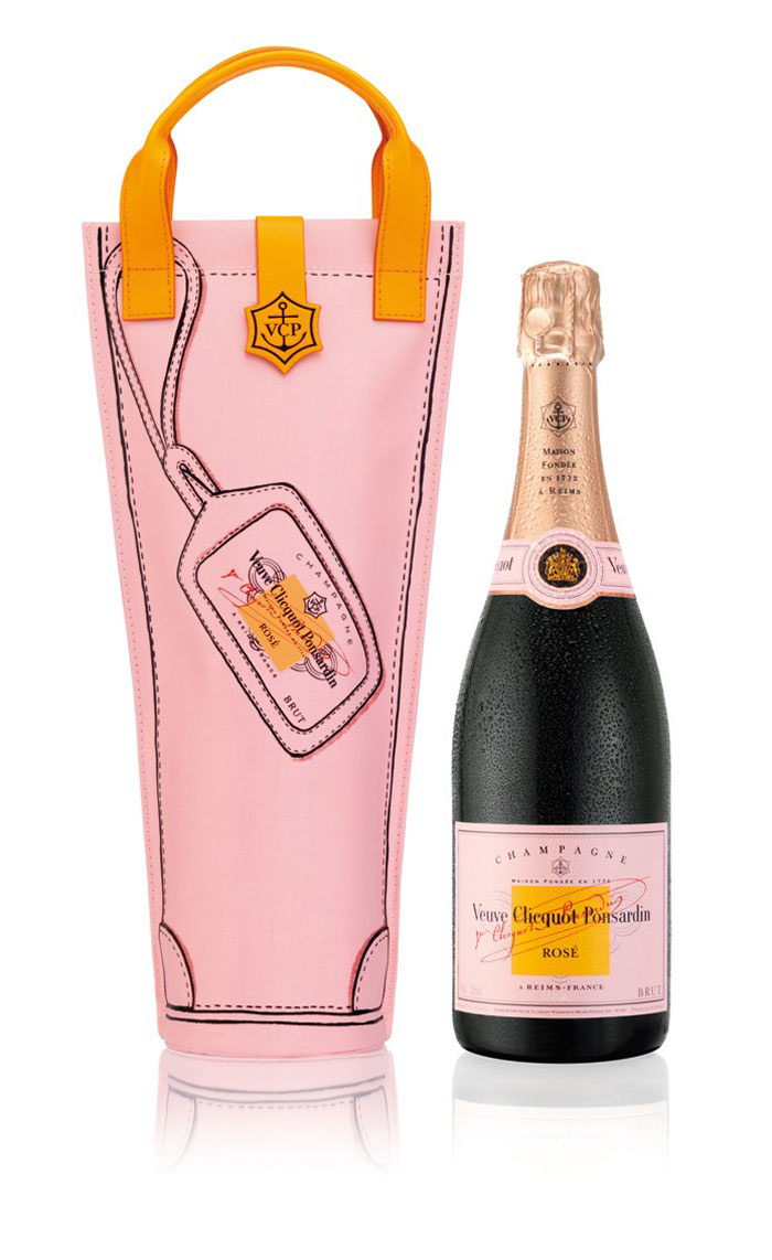 Veuve Clicquot Ponsardin champagne logo embroidery design