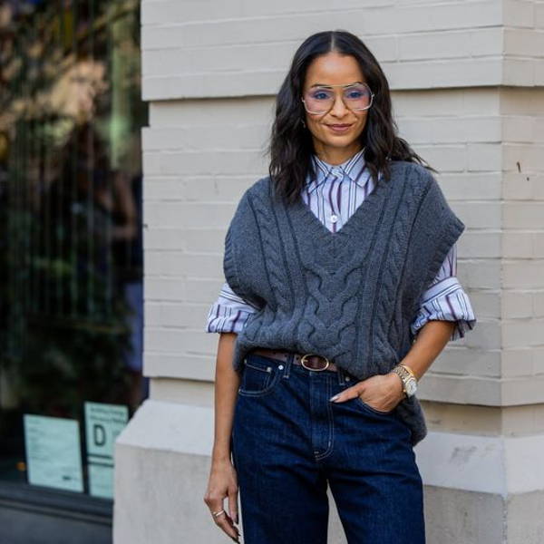 how to style a button down shirt example