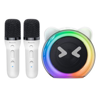 سبيكر كايروكي يسيدو الصغير مع ميكروفونات مزدوجة (Yesido YSW36 Karaoke Mini Machine)
