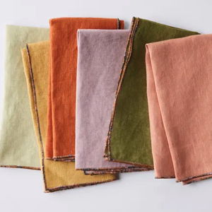Atelier Saucier Mix-and-Match Chroma Napkins, Set of 6, Exclusive