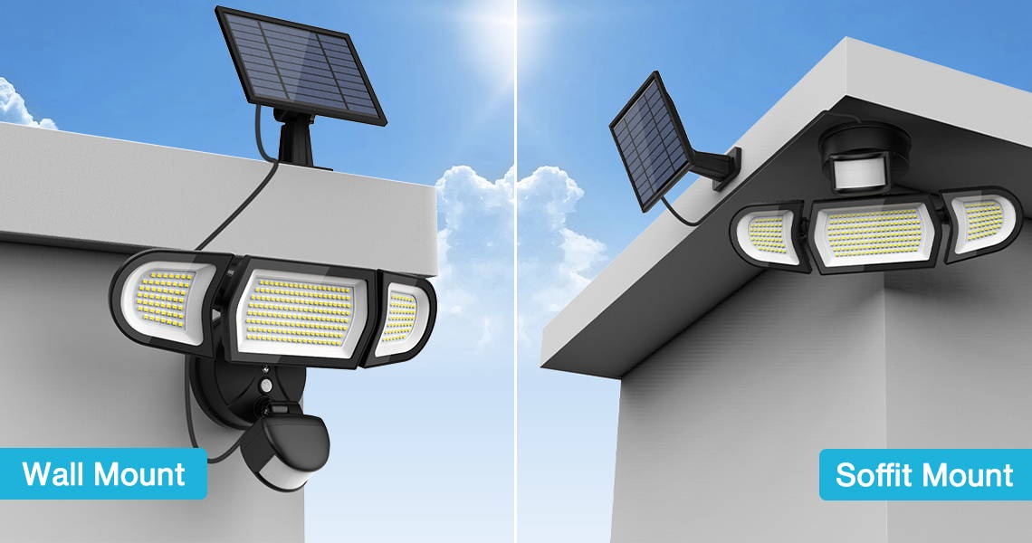 Olafus LED Solar Motion Lights Installation 