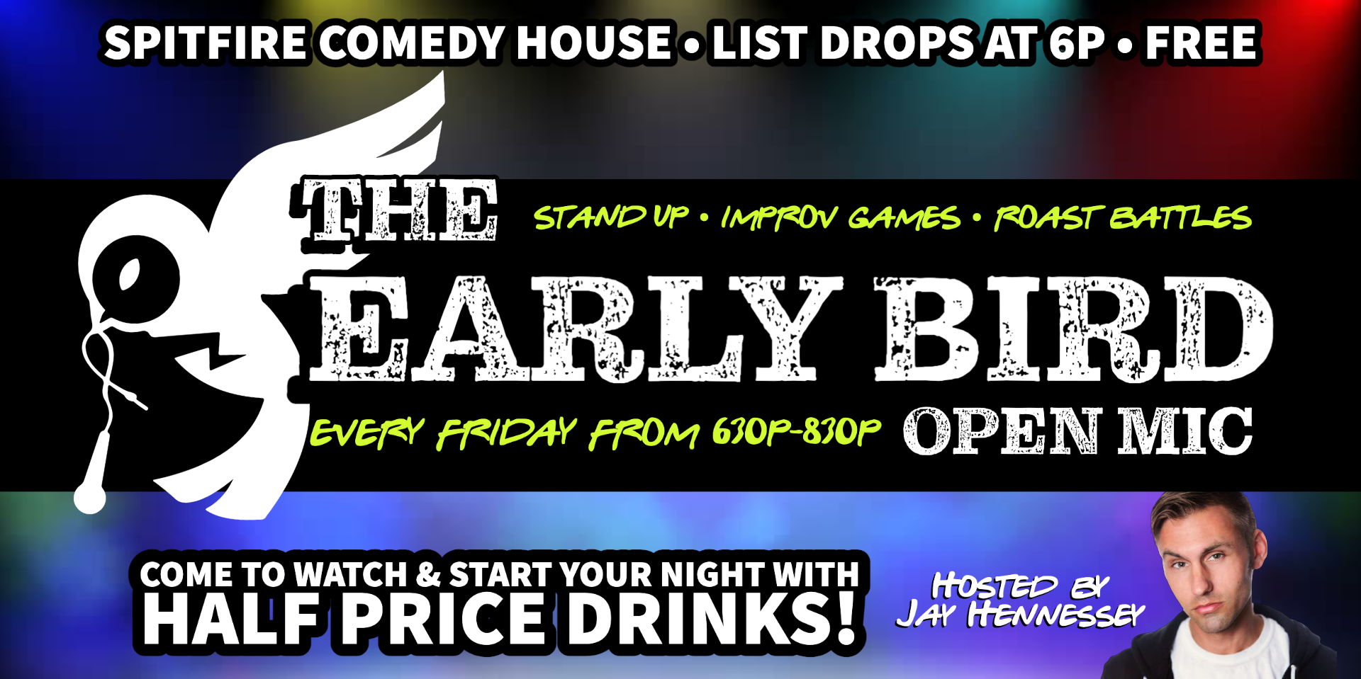 The Early Bird Open Mic promotional image