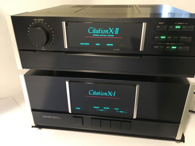 Citation X-I and X-II Matching Preamp and Amplifier, Ve...