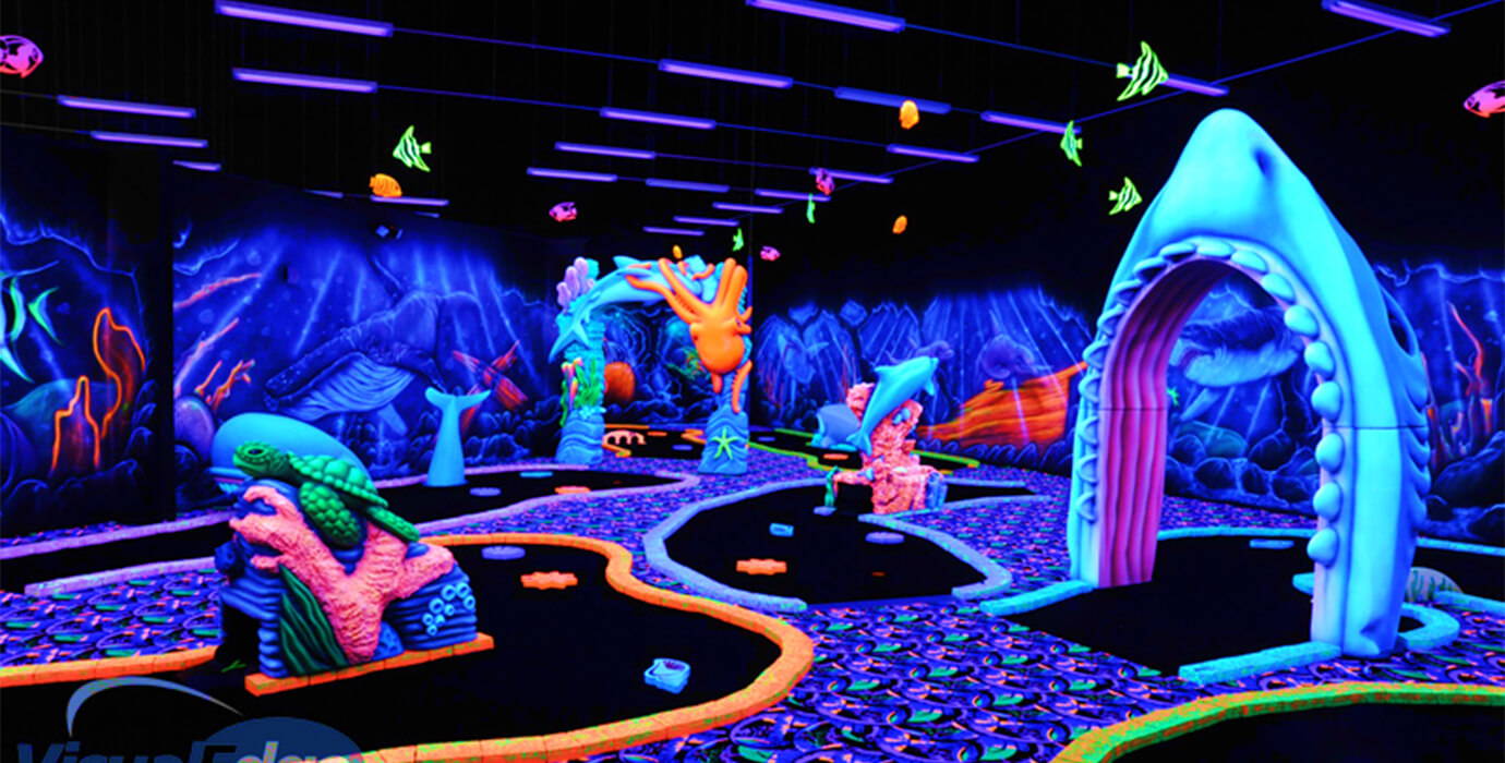 uv flood light body paint decoration