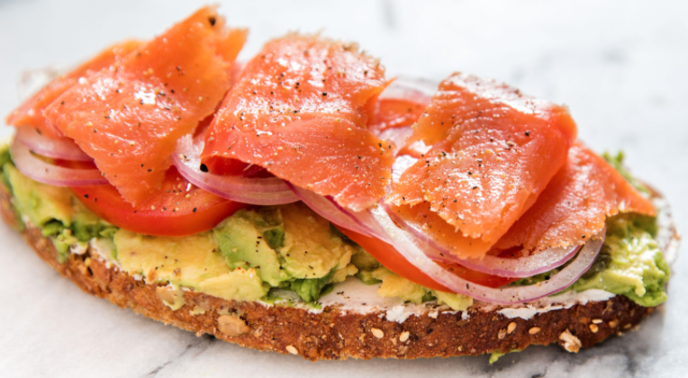 Keto Smoked Salmon Avocado Toast