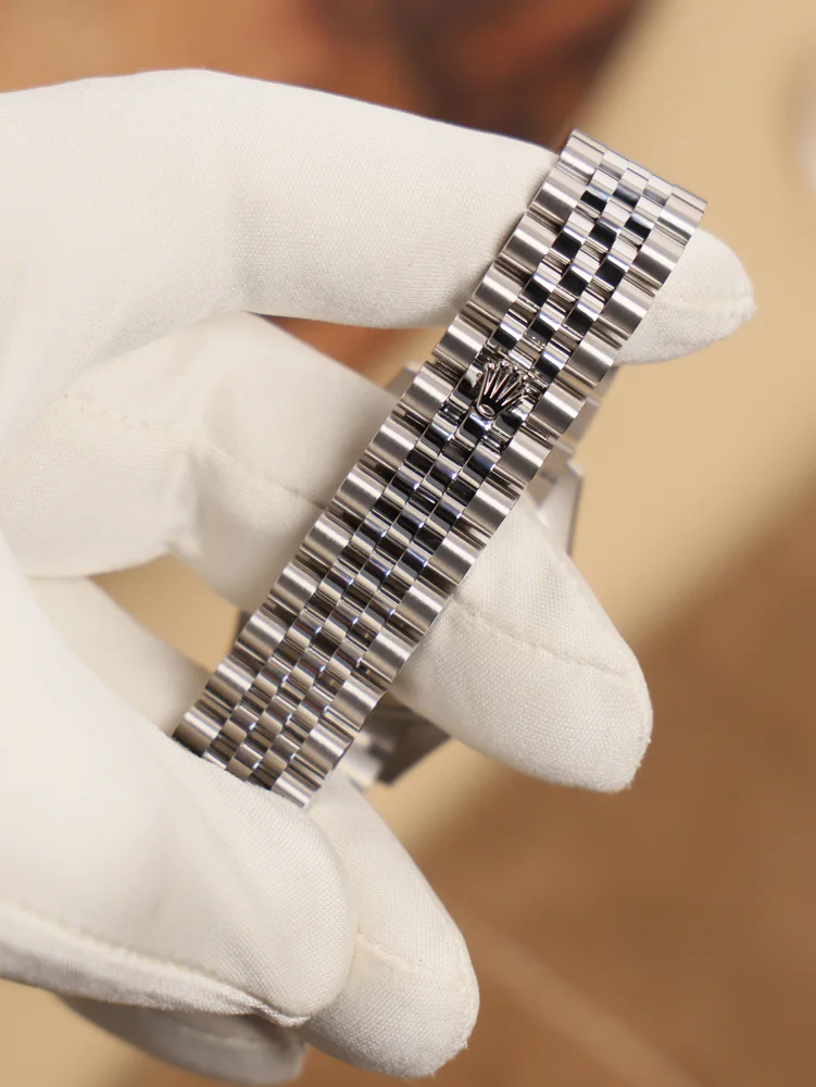 Domed Diamond-Set Bezel Grey dial Full set 2026, image 4