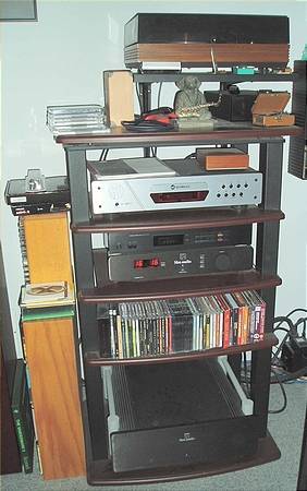 Equipment Rack and CD overflow