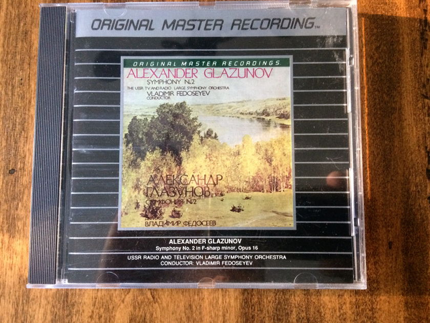 Alexander Glazunov / Symphony No. 2 - in F-sharp minor, Opus 16 [Mobile Fidelity] MFSL Silver - MFCD 852