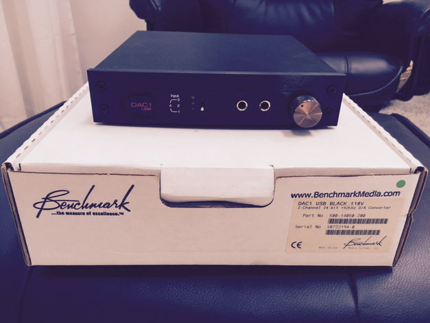 Benchmark Media Systems DAC 1 USB One owner, excellent ...