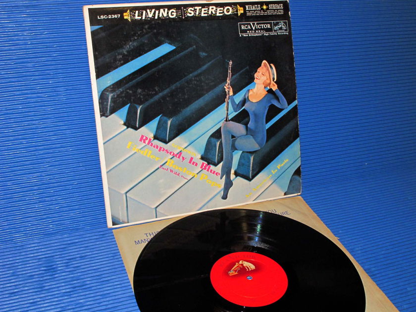 GERSHWIN/Fiedler/Wild -  - "Rhapsody In Blue/An American In Paris"-   RCA 'Shaded Dog' 1960 TAS Llist