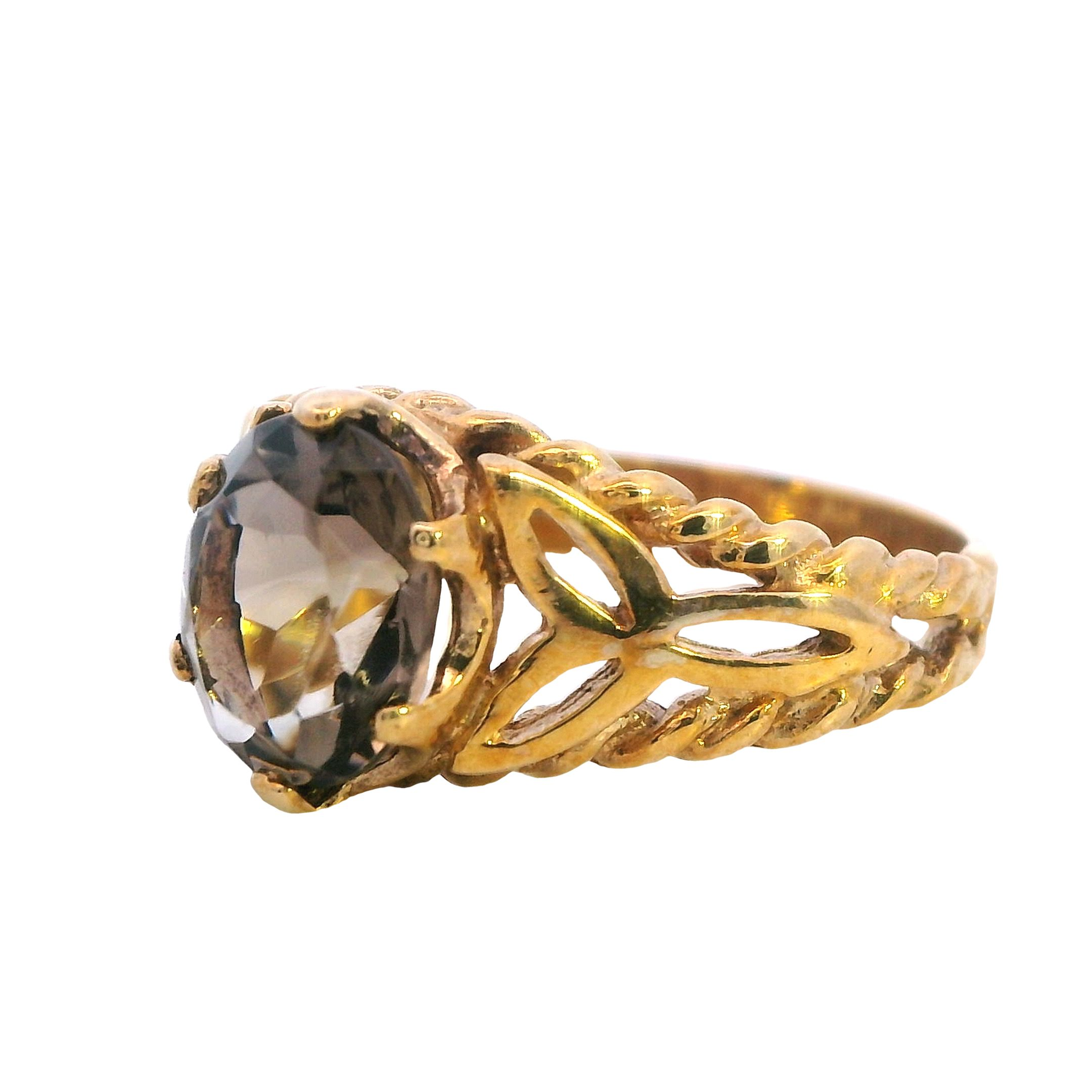 Twilight Mystique Smokey Quartz Ring